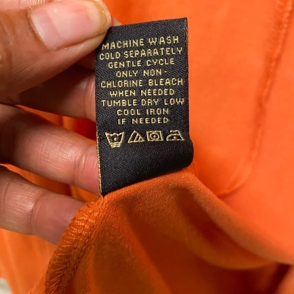 SERENA WILLIAMS Signature Statement S Butterfly Sleeve Orange Drape or Jacket